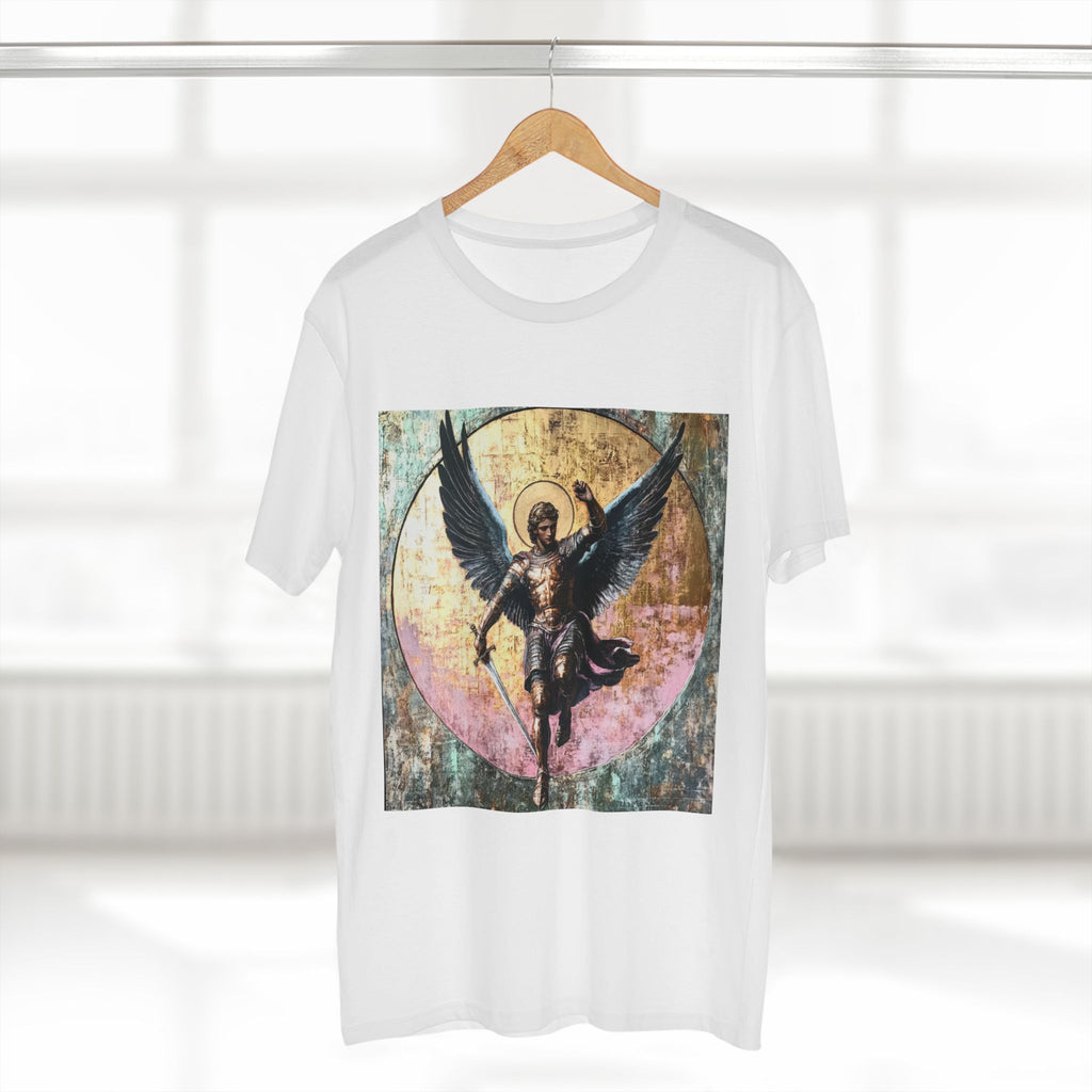 Artistic Angelic Tee with Unique Design, Casual Wear, Graphic Shirt, Gift for Art Lovers, Spiritual Fashion, Unisex Style